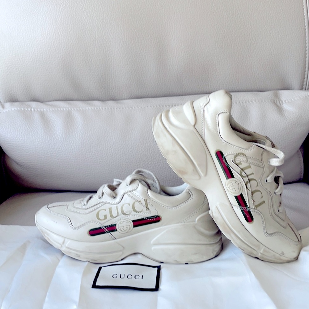 Gucci Kids Rhyton Sneakers VGUC Size 33/ 1.5-2 youth